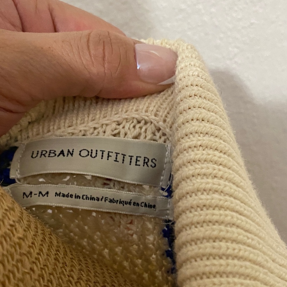 Urban Outfitters Pink and Cream Striped Sweater - Picture 2 of 3